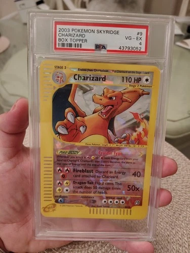 2003 Pokemon Skyridge Charizard Box Topper #9 PSA 4 POP 10