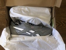 Reebok Classic Nylon Sneaker Platinum Jet Blue 8.5 Rare 