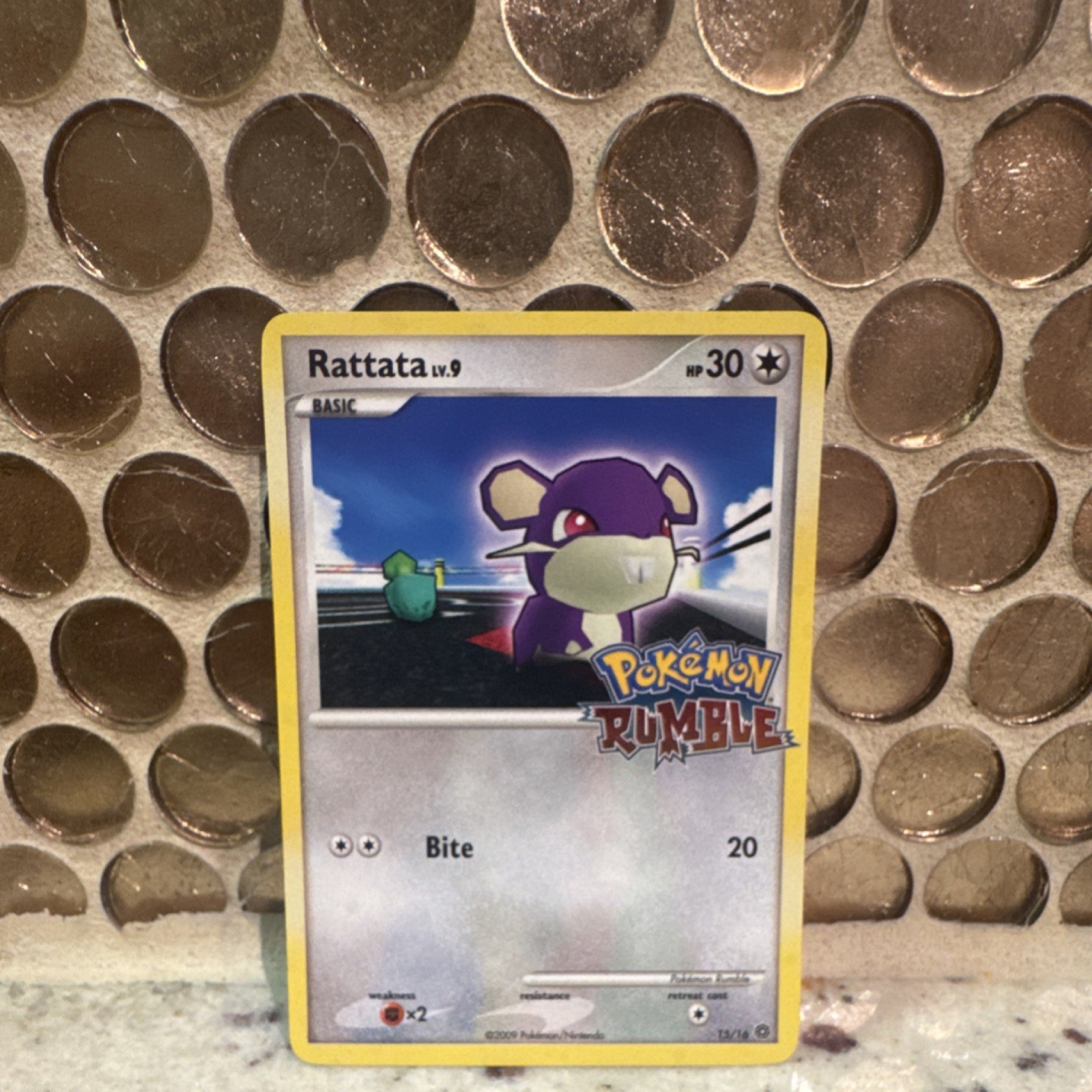 Pokémon Rattata 15/16 Rumble 