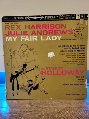 Rex Harrison Julie Andrew's MY FAIR LADY VINYL LP CONDITION GOOD VG