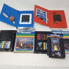 Lot Of 16 Intellivision Games With Boxes (Some Have Manuals & Overlays)