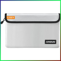 Feuerfeste Dokumententasche 27X17Cm 8-Lagig Wasserdicht FüR Geld PäSse