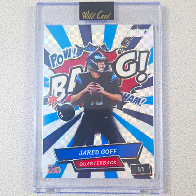 Wild Card America 250 2026 Jared Goff Comix ACRD-JG Hologram 1/1 Football