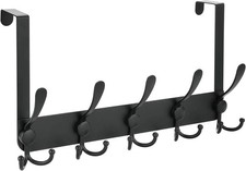 Over The Door Coat Rack With 15 Hooks Heavy Duty Door Hanger Organizer For Home