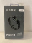 Fitbit Inspire 3 Health & Fitness Tracker  Black , New  Sealed In Box