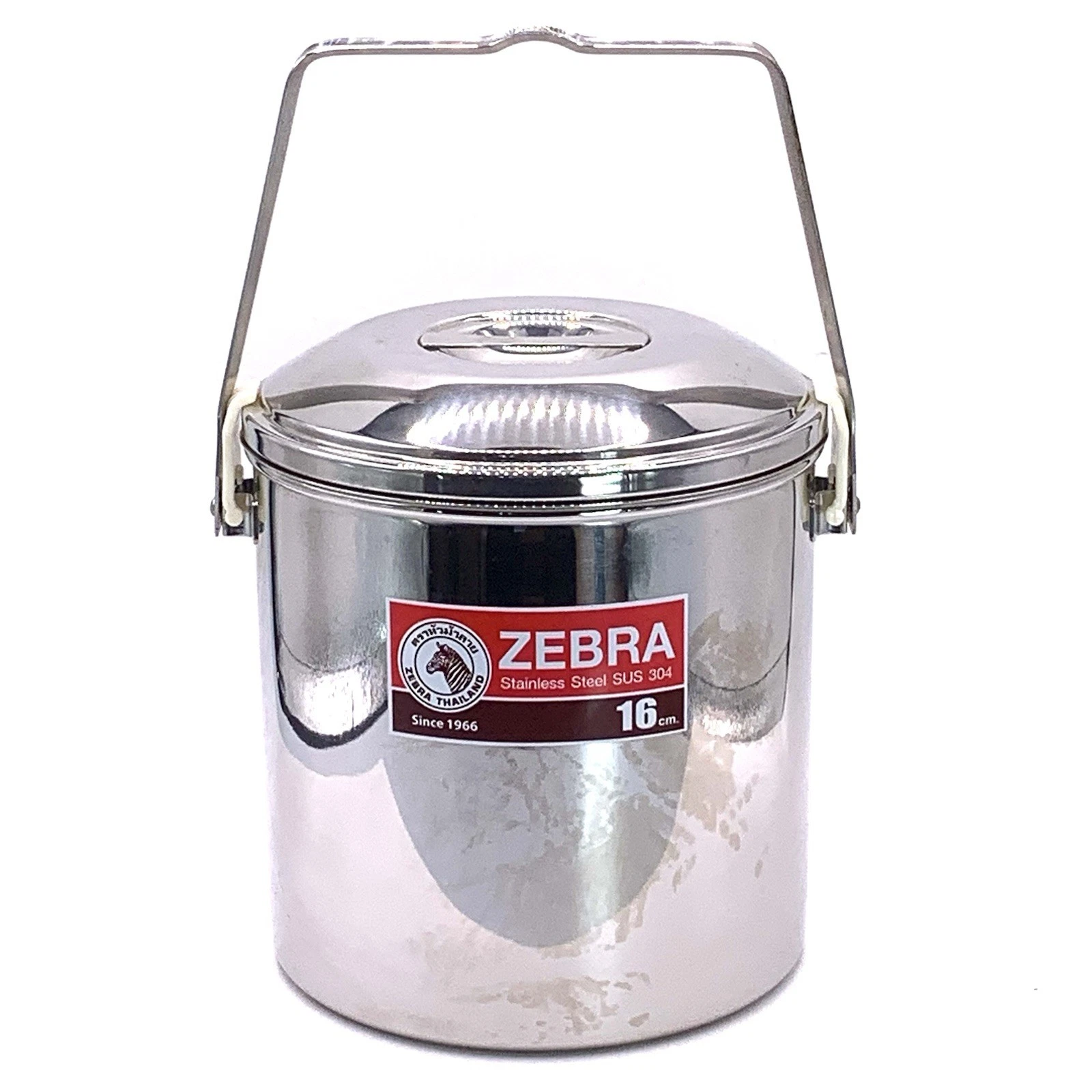 Zebra Thailand SUS304 Stainless 16cm Loop Handle Pot & Insert Auto Lock * Read
Opens in a new window