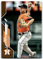 2020 Topps Update Gold Brad Peacock 0657/2020 Houston Astros #U-115