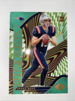 Drake Maye /10 Illusions 2024 Football #2 Illusionists Rookie RC