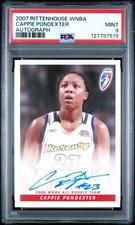 2007 Rittenhouse WNBA Cappie Pondexter AUTO MINT PSA 9