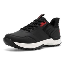 FitVille Mens Golf Shoes Wide Fit Professional Spiked Outdoor Golf Trainers 7-13