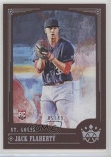 2018 Panini Diamond Kings SP Brown Frame 5/49 Jack Flaherty #124 uk2