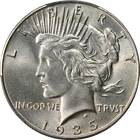 1935-P Peace Dollar PCGS MS63 Great Eye Appeal Nice Strike
