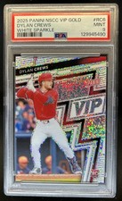 2025 Panini NSCC VIP Gold Packs Dylan Crews RC White Sparkle Rookie #RC6 PSA 9