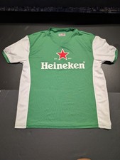 HEINEKEN SOCCER JERSEY YOUTH A4 SIZE LARGE GREEN WHITE