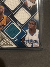 2009-10 SP Game Used 3 Star Swatches Chris Paul, T.J. Ford, Jamaal Tinsley /125