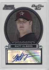 2005 Bowman Sterling Matt Albers #BS-MA Auto 0af