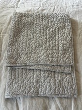 Crate And Kids Heather Gray Crib Quilt, 100 Organic Cotton Jersey, 40"x50"