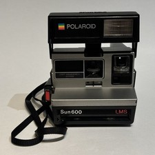 Polaroid Sun 600 LMS Instant Film Camera with 7 Color Instant Photos and Strap