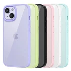 Shockproof Clear Phone Case Silicone Bumper for iPhone 16 15 14 13 12 11 Pro Max