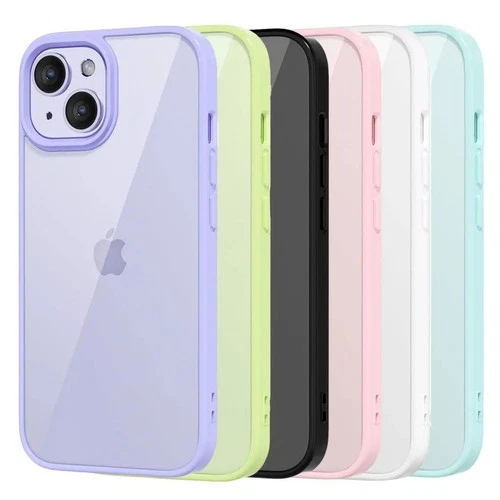 Shockproof Clear Phone Case Silicone Bumper for iPhone 16 15 14 13 12 11 Pro Max