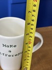 Life is Good Coffee Mug Cup Diner Style & Make A Difference Pottery Barn Mug — photo 10