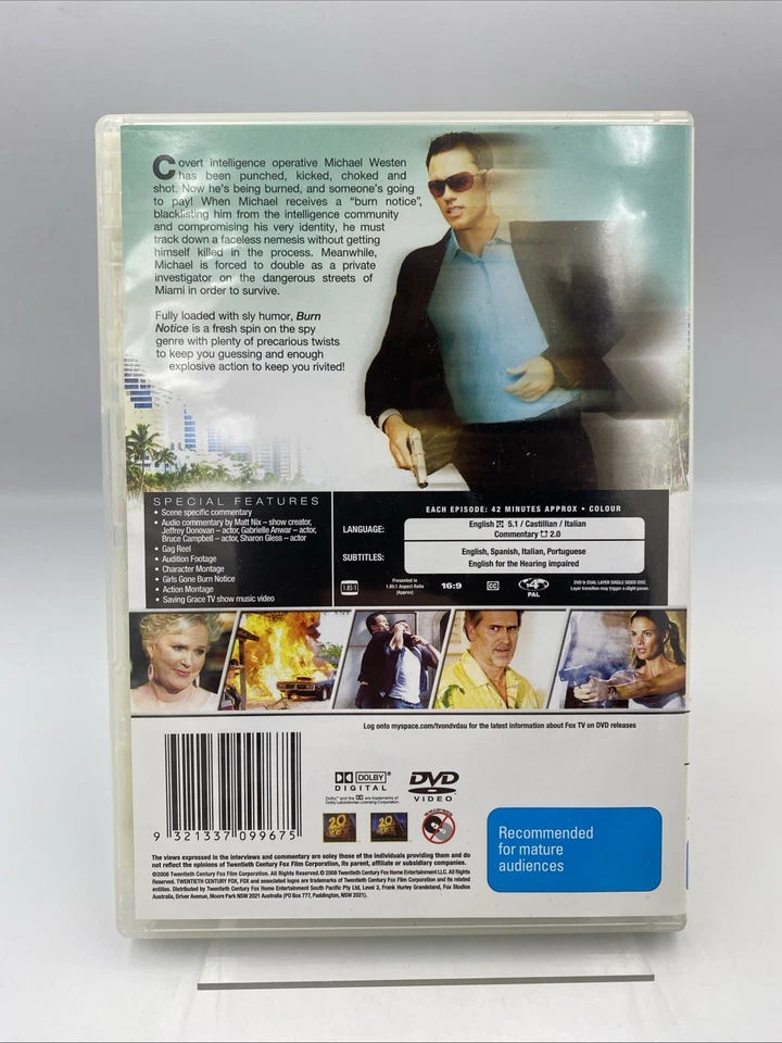 Burn Notice Complete Series DVD Seasons 1-7 + The Fall Of Sam Axe - Image 3 of 4