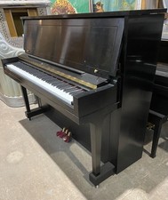 STEINWAY PROFESSIONAL UPRIGHT BLACK PIANO MODEL 45