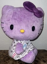 Purple Hello Kitty In Cute Hello Kitty Printed Dress In Clean Used Condition