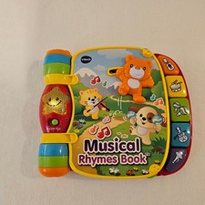 Vtech Musical Rhymes Book ages 3 to 36 months sounds, lights, music