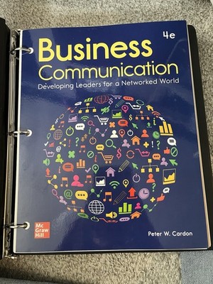 Business Communication Developing Leaders For A Networked World McGraw Hill 4e
