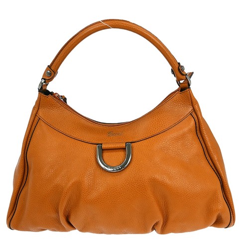Deal12 Gucci Brown Leather Handbag 327786 520981 NQ03559