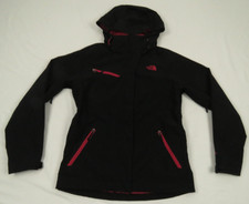 The North Face TNF Waterproof Hyvent Black Womens Hooded Full Zip Coat Jacket M