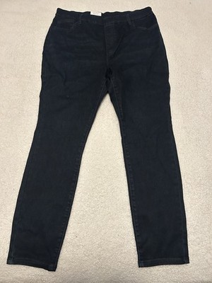 NEW Time & Tru Dark Blue Jeans Women s Size 16/18 High Rise #42524
