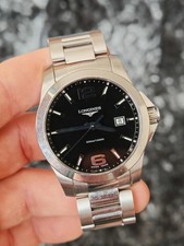Longines Conquest L3.659.4.56.6 Quartz 41mm. Box and Papers.
