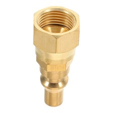  Propane Quick Connect Pipe Fittings Connector Bbq Grill Gas Coupling Adapter