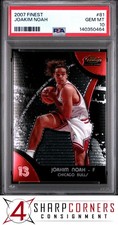 2007 FINEST #81 JOAKIM NOAH RC POP 6 PSA 10