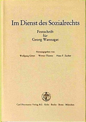 Im Dienst des Sozialrechts: Festschrift für Georg Wannagat  Heym