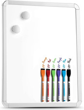 Kedudes 11X14 Magnetic Dry Erase White Board - Mini Refrigerator Whiteboard Set