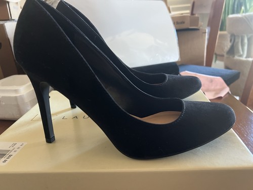 Lauren Conrad, New Black Faux Suede 4” Heels - Size: 8.5- New - Picture 1 of 10
