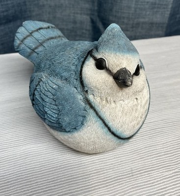 Burly Bird Blue Jay 7  Statue Resin Indoor Outdoor Toscano Figure