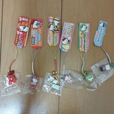 VTG Sanrio Hello Kitty Prefecture Strap Set 6 PCS c2000s, Good Cond,
