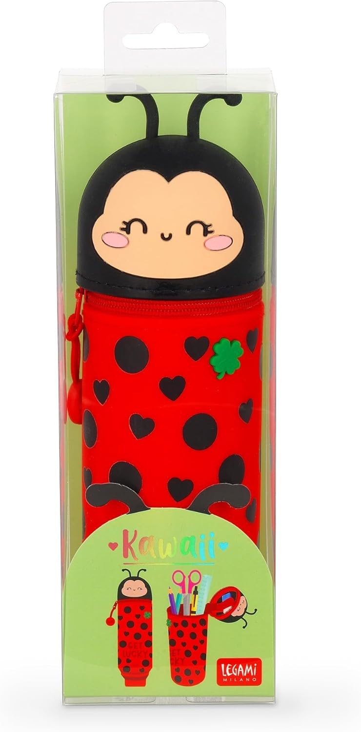 Astuccio Kawaii Silicone Ladybug - Immagine 2