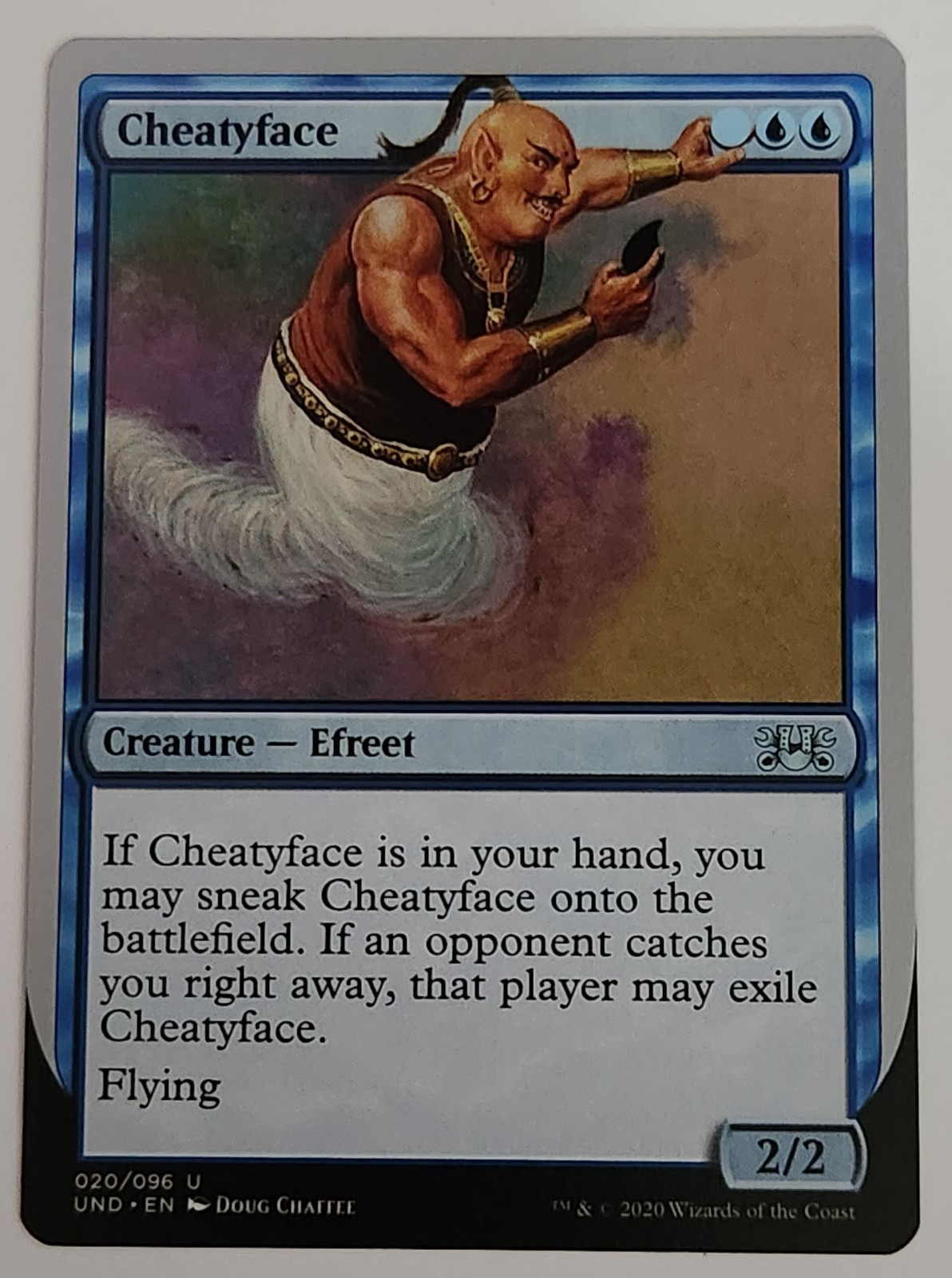 Cheatyface  MTG UND 020 Unsanctioned UNcommon UNplayed Cheat Silver
