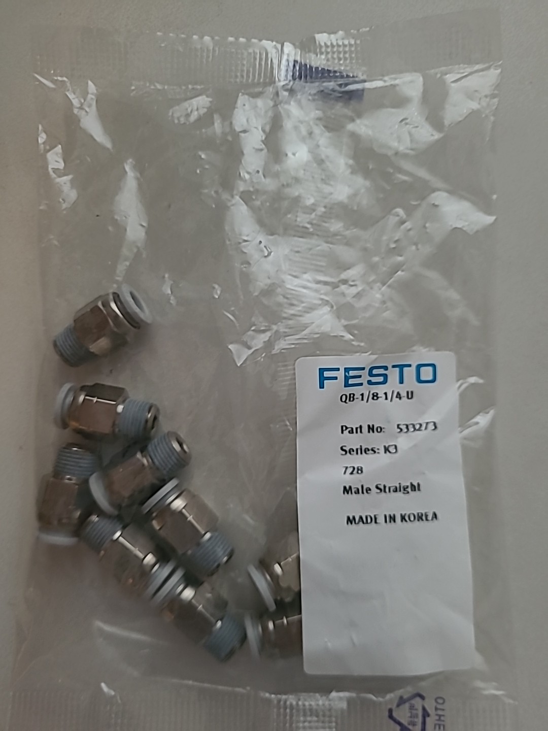 Festo 533273 E4 Series Fitting (Pack of 10)