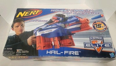 Nerf Hail-Fire N-Strike Elite Blaster #98652: Brand New Open Box Read