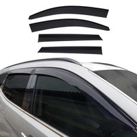 4X Windabweiser Regenabweiser FüR Hyundai Tucson 2015-2020 Acryl Dunkel