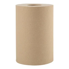 6252 Hardwound Paper Towels, 8" x 350ft, 1-Ply Natural (Case of 12 Rolls)