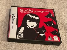 Emily the Strange: Strangerous (Nintendo DS, 2011) Game with Case and Manual