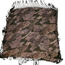 Vintage Womens 39" x 39" Lightweight Semi Sheer Scarf Big Cat Print Lion Tiger