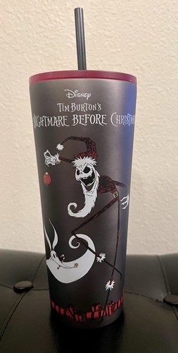 Disney The Nightmare Before Christmas Starbucks Stainless steel Tumbler w/ straw
